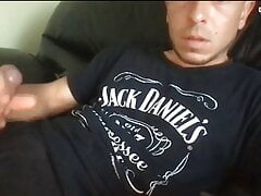 Guy cum before work