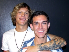 Hot blond guy fuck hard the ass of her boyfriend