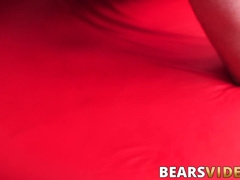 Bear eats his lovers ass out and then drills it deep