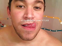 Tongue Fetish - Bruce Tongue Video 1