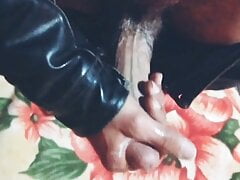 Hot man handjob big dick