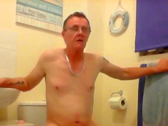 sissy ken tries to jism through fake penis play again