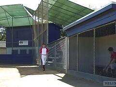 sleazy BASEBALL PLAYERS receive tasty IN The DUGOUT