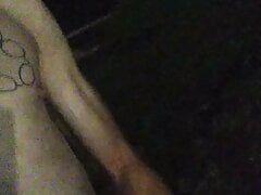 Naked outside