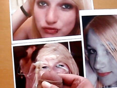 Huge tribute, lisa cum, wytrysk na zdjęcie