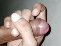 Desi young white boy doing masturbation in bathroom part 2