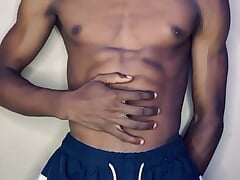 Lovely black couple show hands for fetish