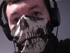 Goth Guy Shows His Ass, Cock, and Balls