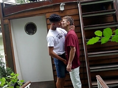 Ollie Barn and Archi Gold are fucking in the cabin