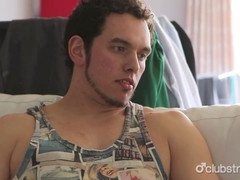 Excited dude Rex jerking off