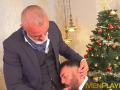 Master Adam Franco had his feet worshiped before fucking his butler Max Romano