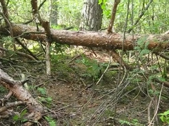 Horny boy wank cum outdoor in rubberboots swimmingtrunks