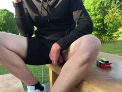 Germany. Where people are in such a hurry that no one notices the tugging jogger.
