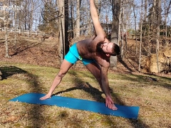 Outdoor Yoga Shirtless