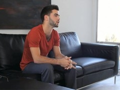 Hairy hunk eager for intense action