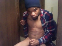 Massive Black Pink cigar Nephew Jerks Off