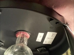 Injection of a bottleneck in my shitpipe and a jizz flow for your face.