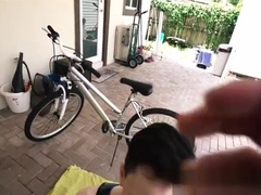 Twink Step Brother Fucked By Older Step Brother Todd Haynes On Patio After Teaching Him To R