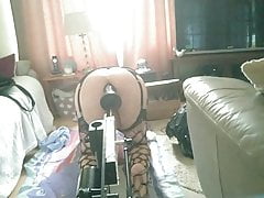 Machine pounding my ass