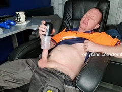 Poking my fresh fleshlight fucktoy