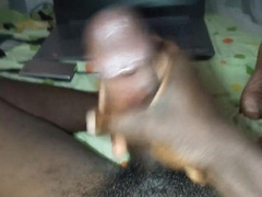 Wanking and Edging my Knob last Night