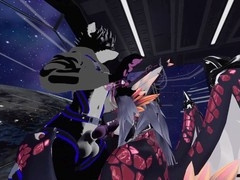 Hairy guys enjoy zero gravity anal sex adventure