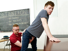 Bareback in the classroom with Brody Kayman and Damian Rose