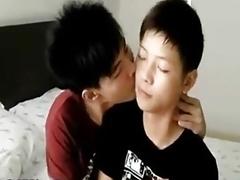 18yo asian twinks 69 bareback sex blowjob jerk and cumshots