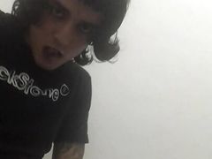 Sexy Goth tease