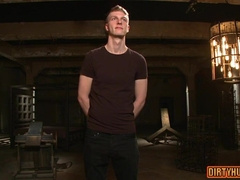 Watch these two muscle studs share a hot load in a wild threesome