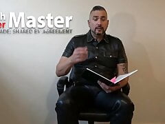 Leather Boss humiliates you for your small penis PREVIEW