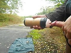 Fuck my pocket pussy close to highway