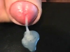 Uncut Foreskin Close-up: Jerk-off and Cum