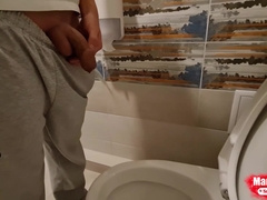 Young Gay Long Pissing At Home
