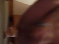 Dildo riding with poppers