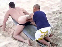 fist on the beach