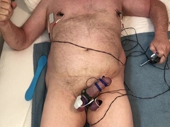 Estim From My Ass To My Dick And Cbt Bondage. Hfo