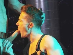 Grant Ducati gets his tight mouth filled with cum by Devin Franco