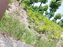 Ride a bike naked