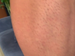 Daniel C posing and shows his muscles