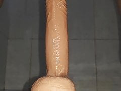 Playing with my Dildo After Shower