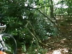 Cum tribute to Leah Francis in the woods at Tothill