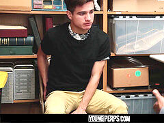 YoungPerps - Young man boinked by hefty pink cigar cop for shoplifting