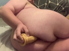 Herr Gerbrandt with big dildo