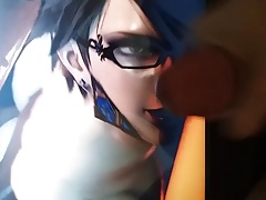 Cumming on Bayonetta