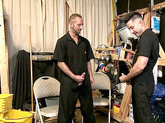 fag threesome with the boss