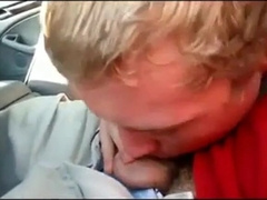 Backseat Deep throat and Jizz Gulp