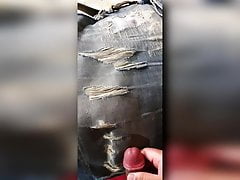 Cumming on my Levi's 501 jeans again