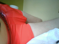 Jizz Dousing CK Undergarments With Hitachi