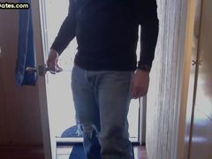 Mature gloryhole gay sucks cock at home till cum in mouth